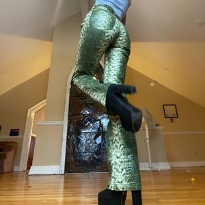 Animal print pants